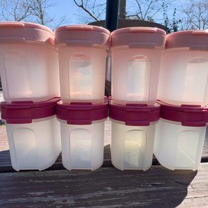 Tupperware Modular Mates Vintage Small Spice Shakers,  Set of 8